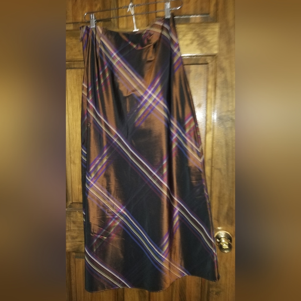 Flores and Flores Plaid Skirt